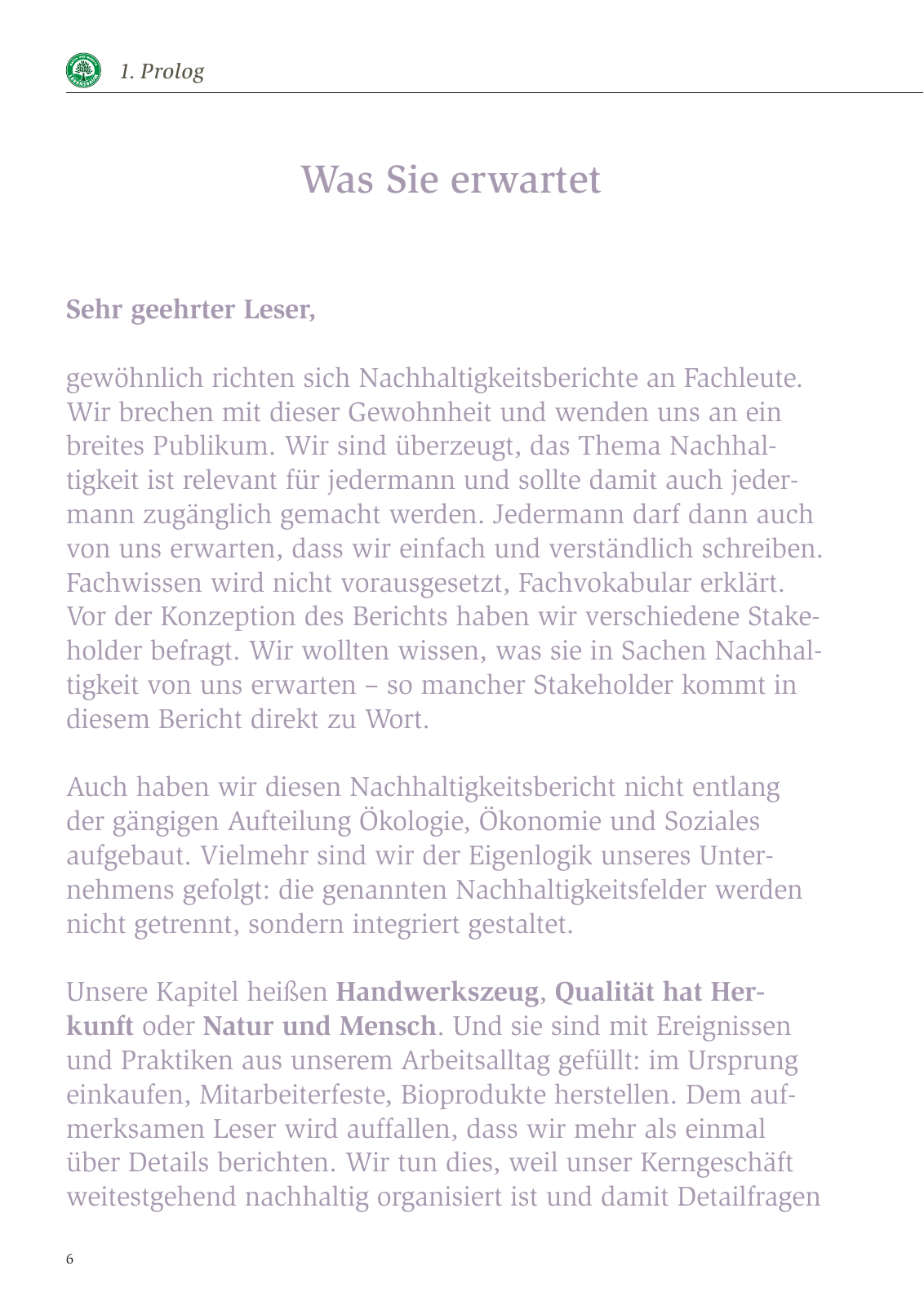 Vorschau Nachhaltigkeitsbericht 2013 Seite 10
