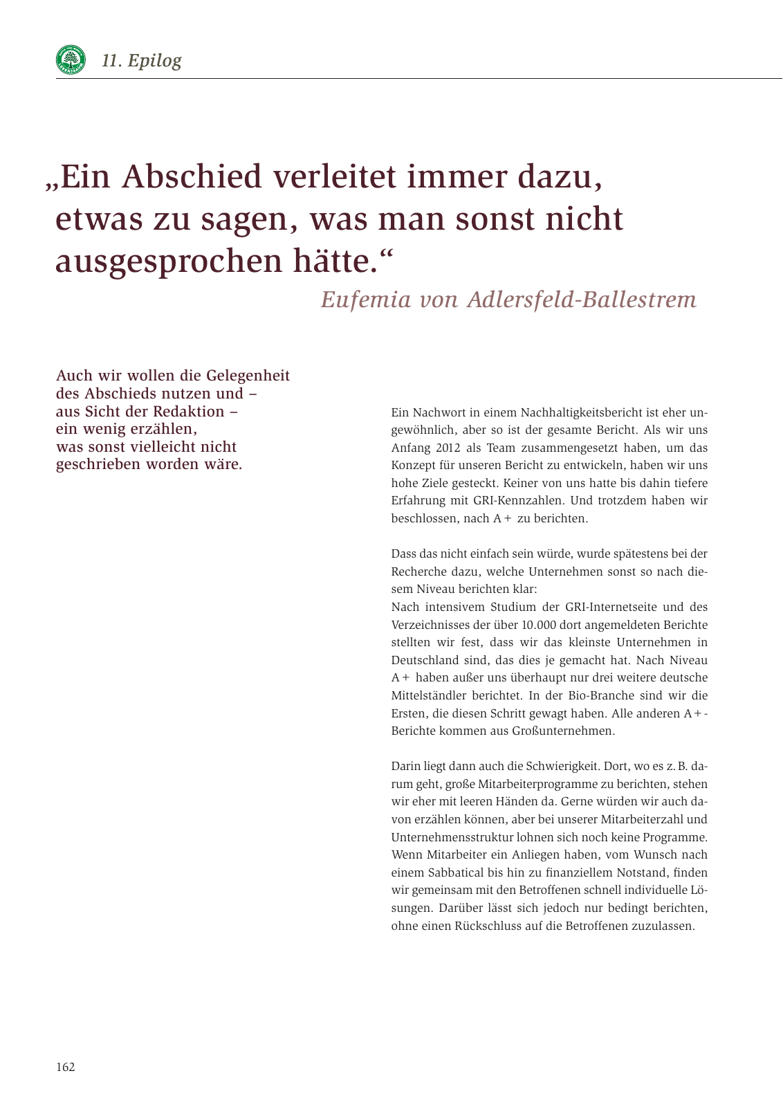Vorschau Nachhaltigkeitsbericht 2013 Seite 166