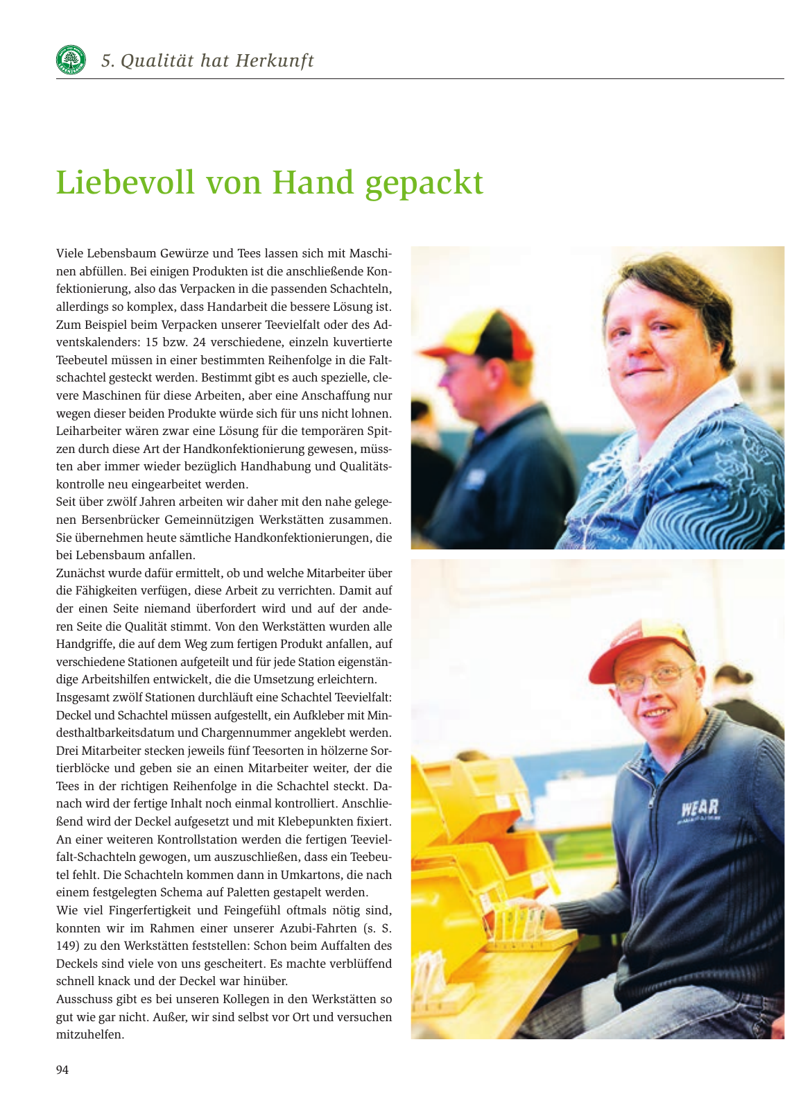 Vorschau Nachhaltigkeitsbericht 2016 Seite 98