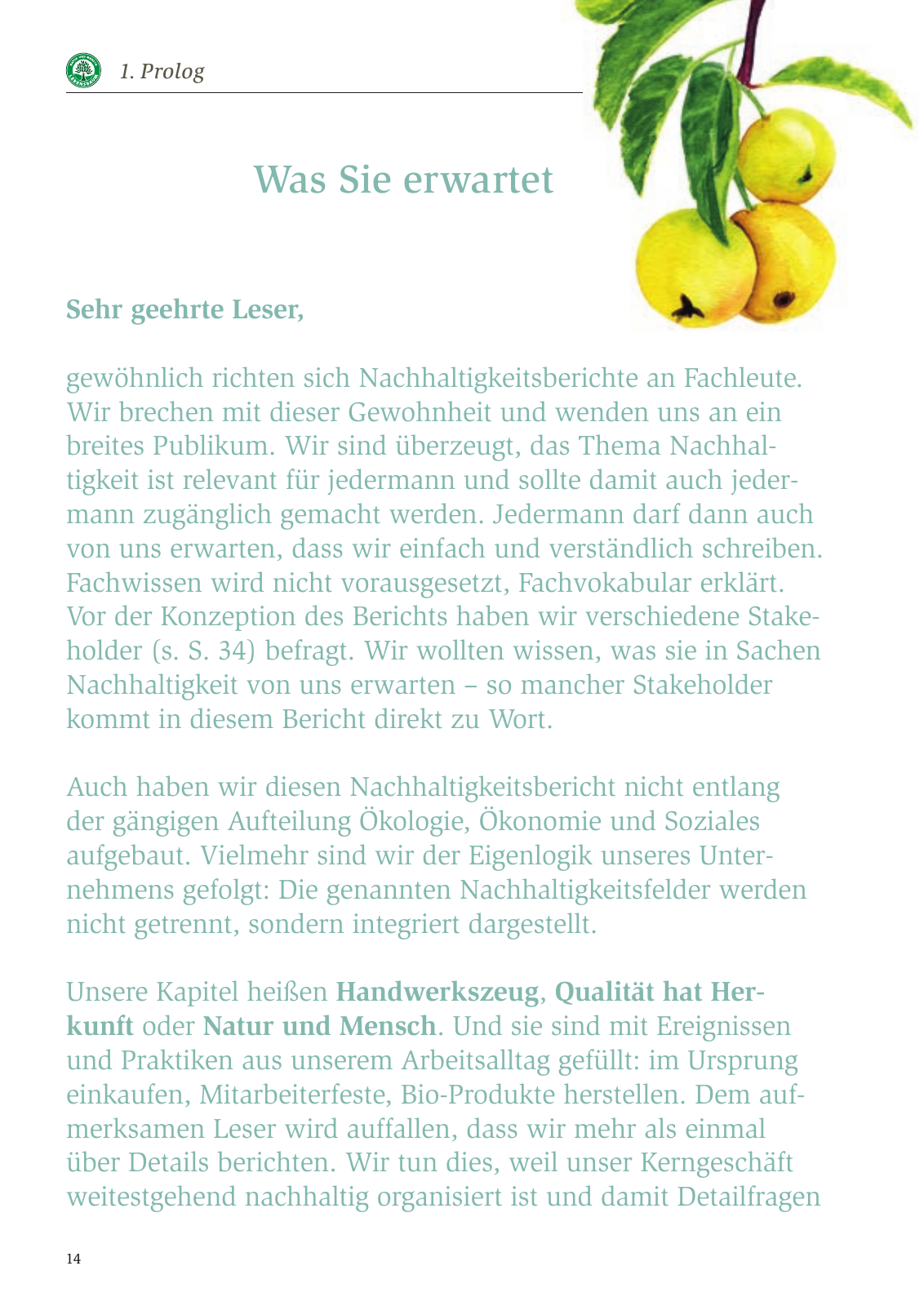 Vorschau Nachhaltigkeitsbericht 2016 Seite 18