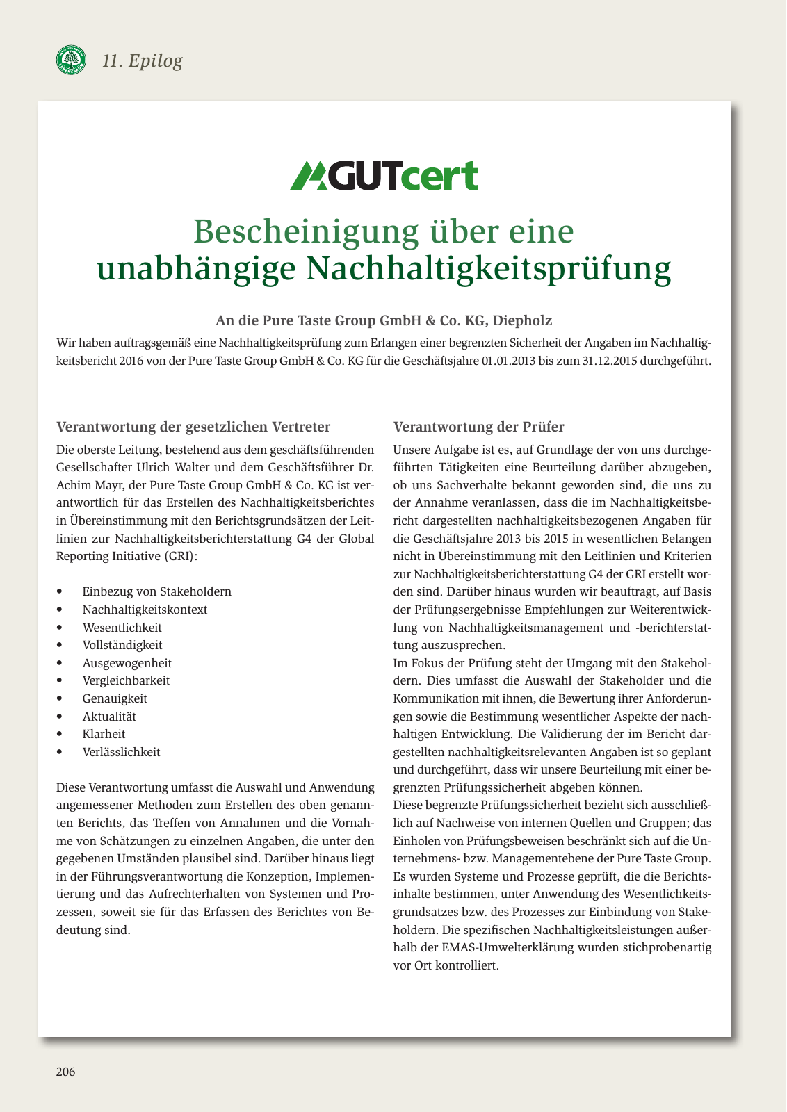Vorschau Nachhaltigkeitsbericht 2016 Seite 212