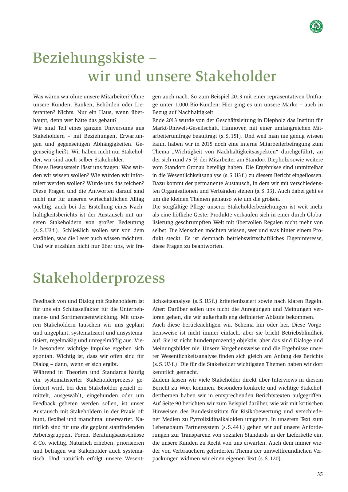 Vorschau Nachhaltigkeitsbericht 2016 Seite 39